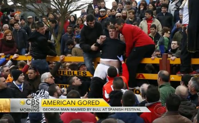 Bull gores American man at Spain bullfighting festival (Image 1)_53030