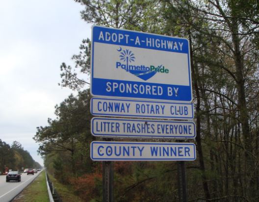 Conway Rotary Club wins Adopt-a-Highway award (Image 1)_55911