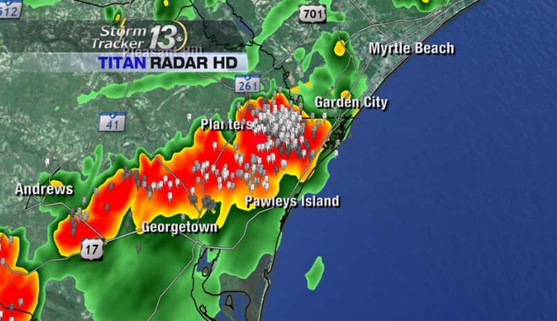 Man struck by lightning as severe storms hit Horry and Georgetown counties (Image 1)_58020