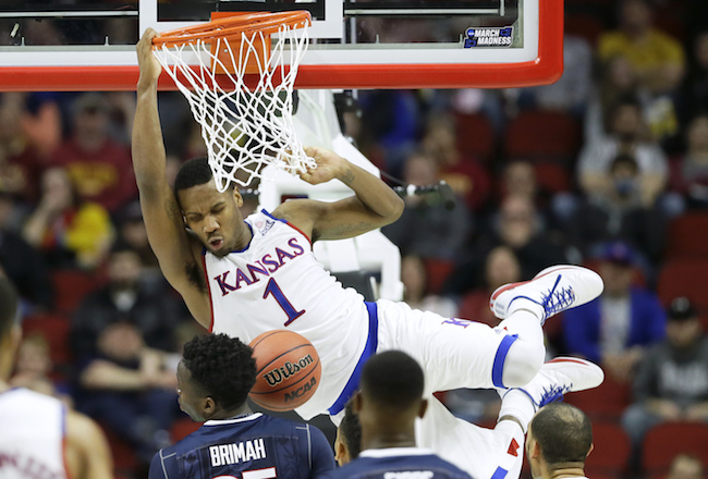 NCAA UConn Kansas Basketball_204505