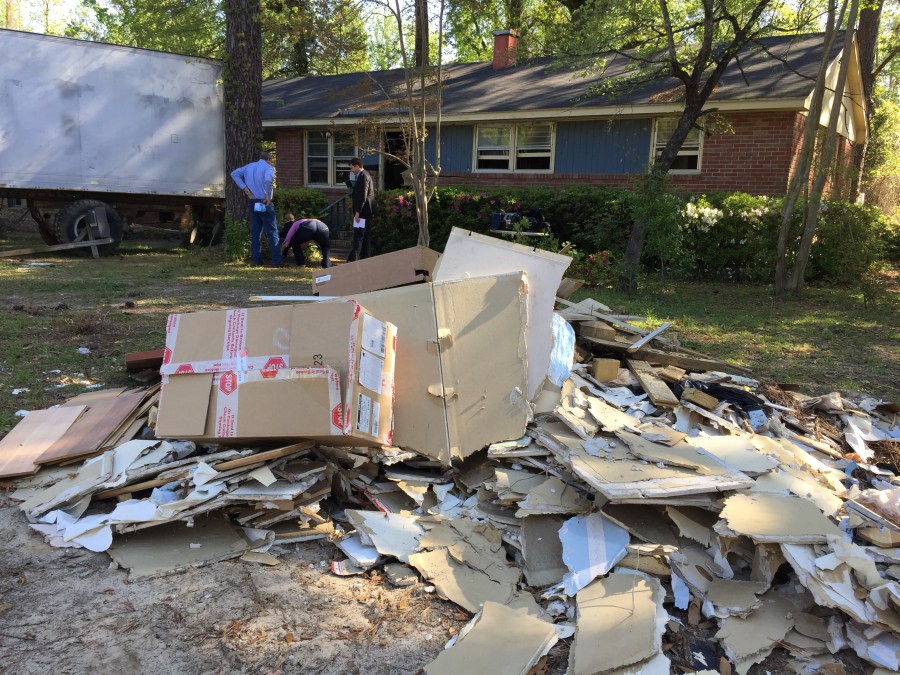 flood damaged home in Sumter_209804