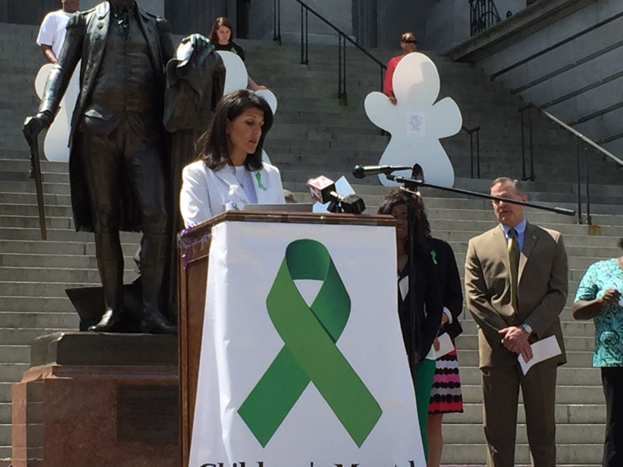 Haley at Children's Mental Health Awareness rally_222285