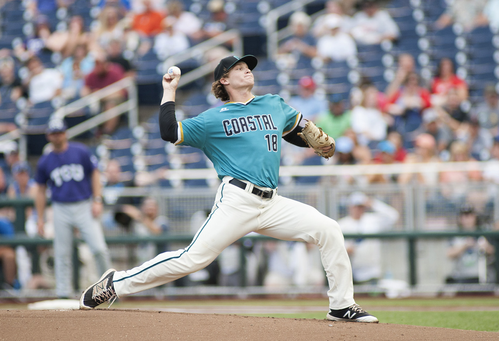 Alex Cunningham vs TCU at College World Series