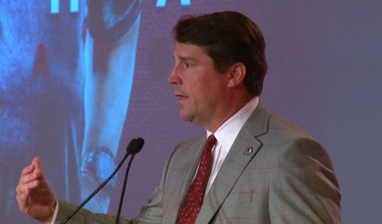 Will Muschamp at SEC Media Days_441138