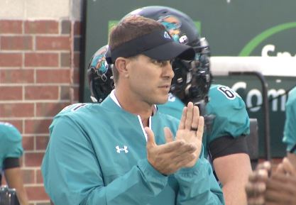 CCU Football Jamey Chadwell on Sideline_505256