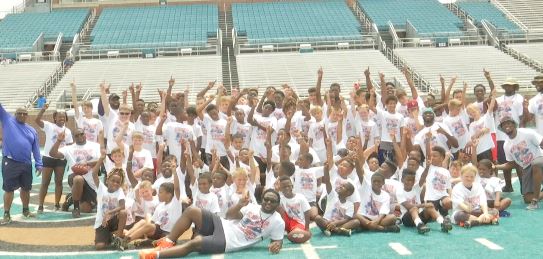 The First De'Angelo Henderson Youth Football Camp