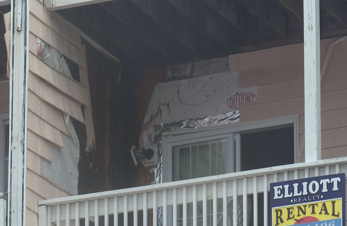 Lightning strike caused damage to North Myrtle Beach building